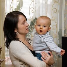 Mother With Son Stock Photo