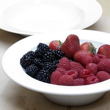 Bowl Of Fresh Berries Stock Photography Bowl Of Fresh Berries Stock Photography