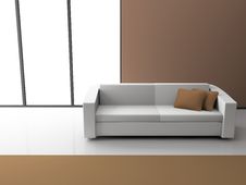 Sofa In The Room Royalty Free Stock Images