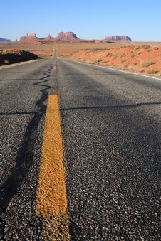 Road To Monument Valley Stock Photos Road To Monument Valley Stock Photos