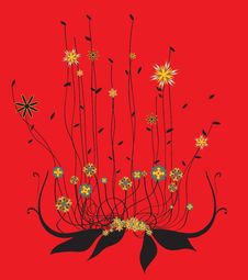 Funky Flowers Stock Image Funky Flowers Stock Image