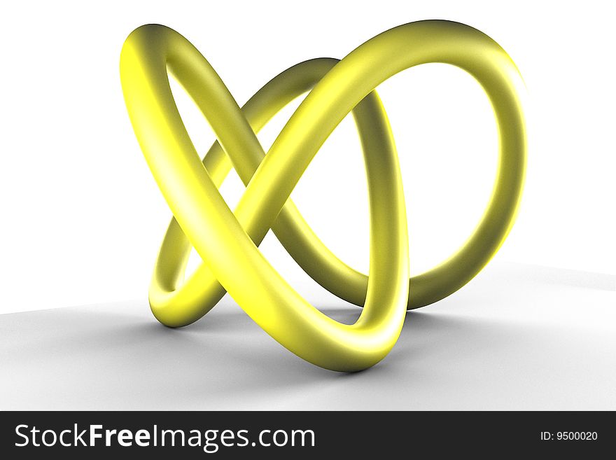 Yellow helix pictures blend white