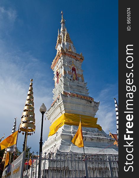 Generic pagoda in Buddhist temple, Thailand. Generic pagoda in Buddhist temple, Thailand