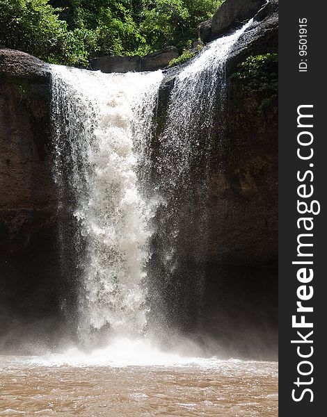 Haew Suwat waterfall, Kao Yai national park, Thailand. Haew Suwat waterfall, Kao Yai national park, Thailand