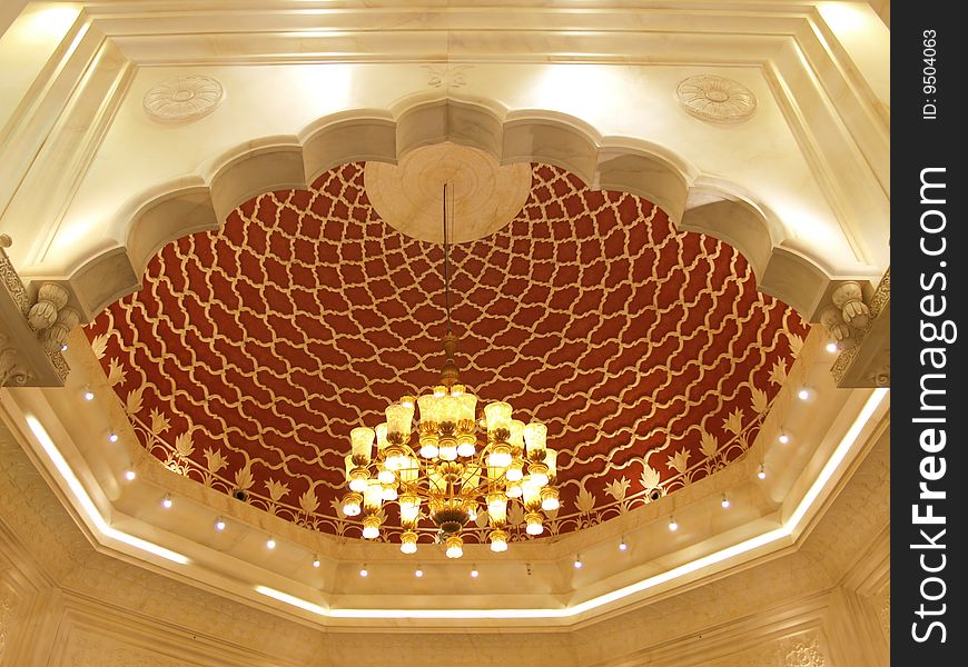 Face-like dome in hindi style. Face-like dome in hindi style