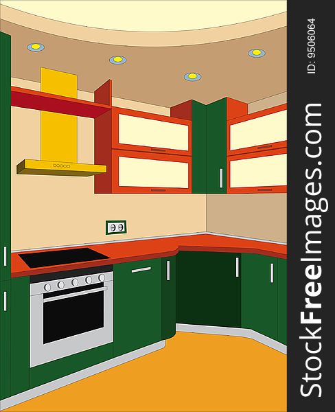 Kitchen Furniture. Interiors
