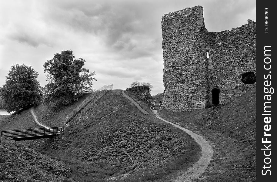 Paths leading to and around Framlingham castle in the heart of Suffolk. Paths leading to and around Framlingham castle in the heart of Suffolk