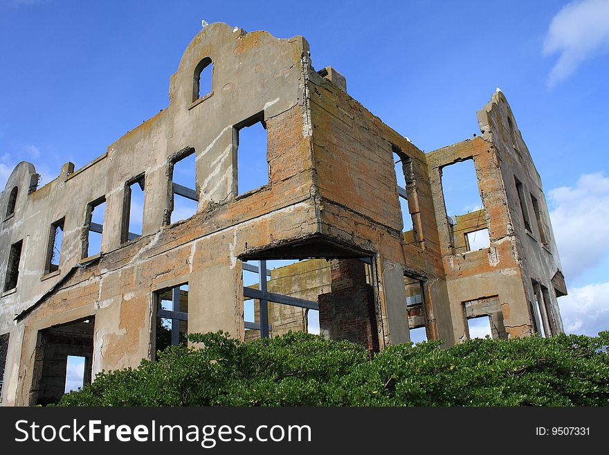 USA, San Francisco- Alcatraz wardens house