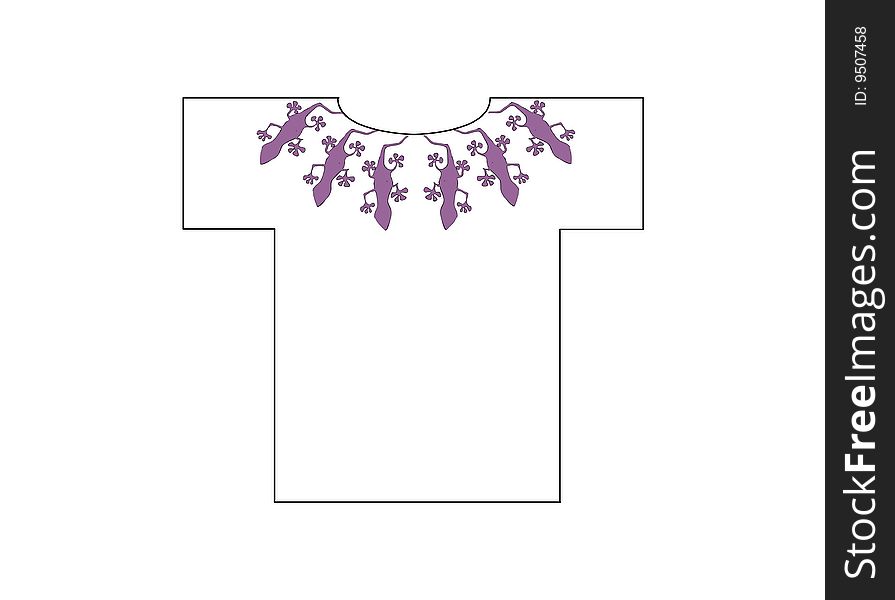 Lizards Design For T-shirt 2