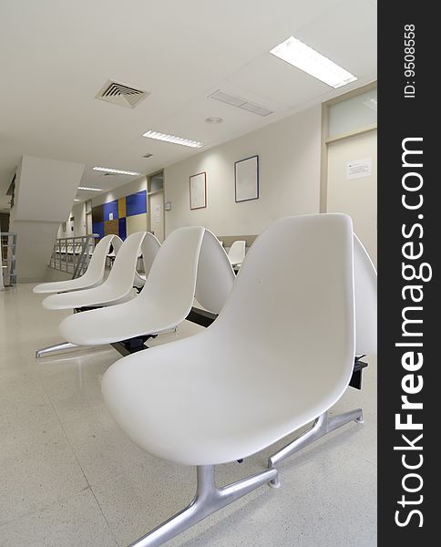 Hospital waiting roomï¿½s picture from Spain, Europe.