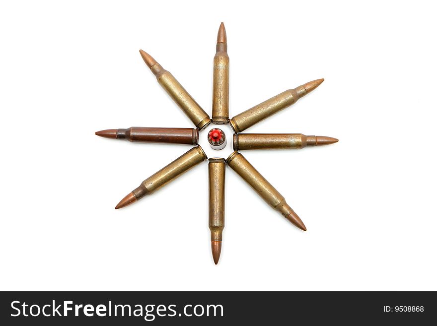 Eight-pointed Star Of Rifle Cartridges