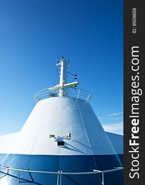 Photo of cruise ship radars