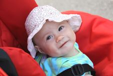Happy Baby Girl Summer Shot Royalty Free Stock Image Happy Baby Girl Summer Shot Royalty Free Stock Image