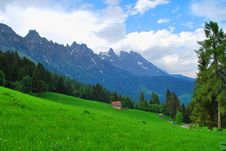 High-mountainous Spring Landscape. Stock Photo High-mountainous Spring Landscape. Stock Photo