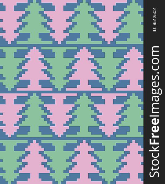 Vector illustration of a New Year pattern. Vector illustration of a New Year pattern