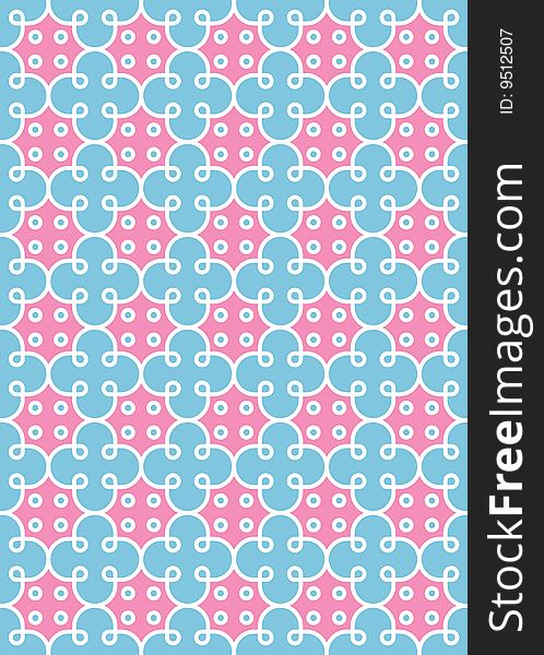 Vector illustration of pink&blue pattern. Vector illustration of pink&blue pattern