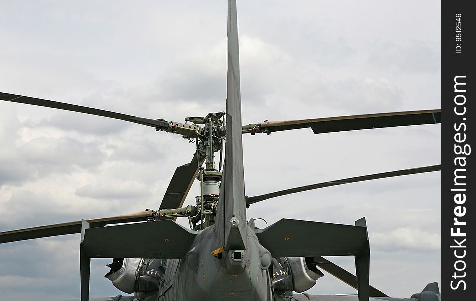 Russian fighting helicopter KA52 Alligator