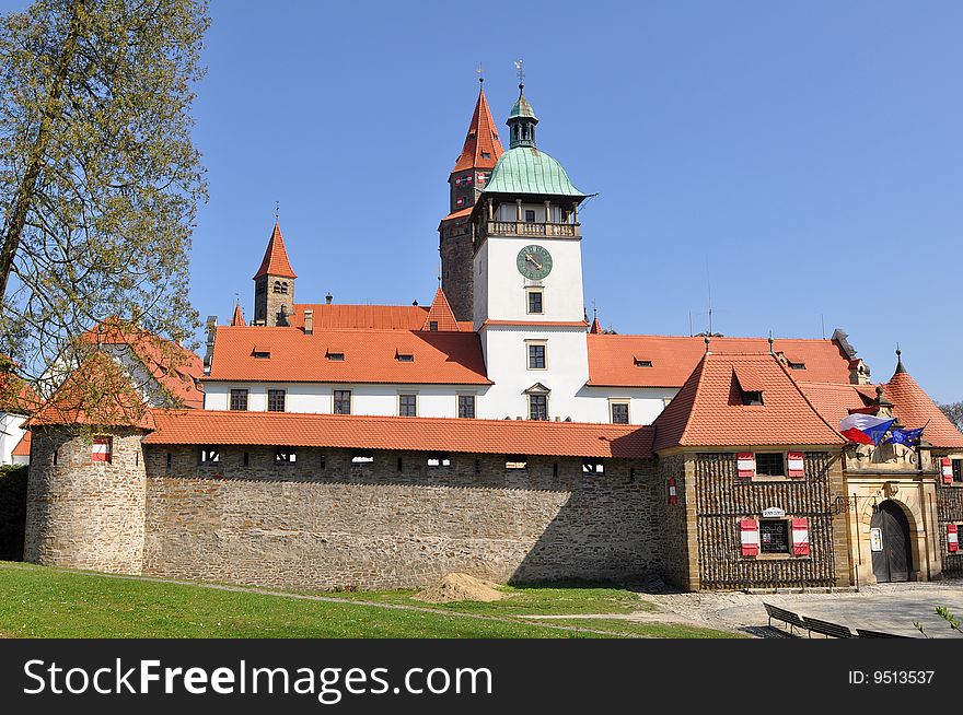 Most inportent and beautiful castle-stronghold in Czech republic,Bouzov. Most inportent and beautiful castle-stronghold in Czech republic,Bouzov.