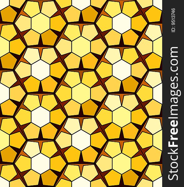 Seamless Honeycomb Pattern