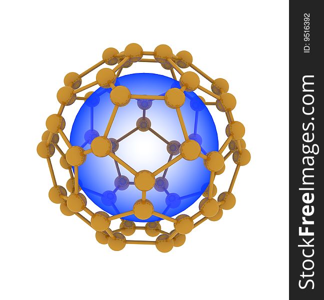 Molecule With Sphere Isolated