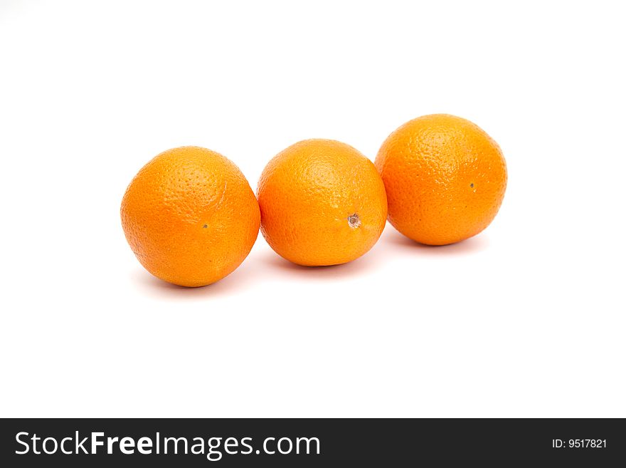 Three Oranges Isolated