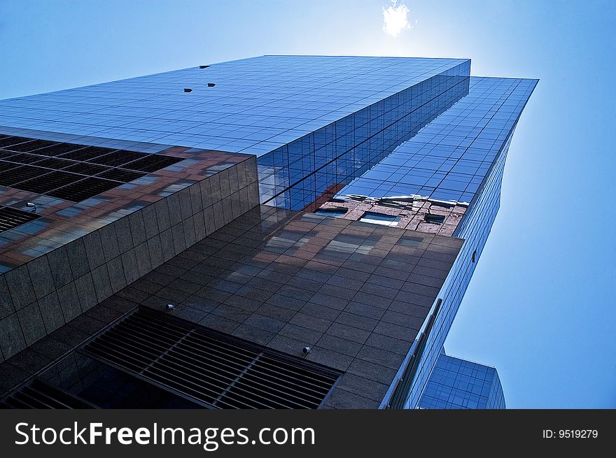 Skyscraper office building in Boston, Massachusetts. Skyscraper office building in Boston, Massachusetts