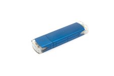 Blue USB Stick Storage Device Royalty Free Stock Photos