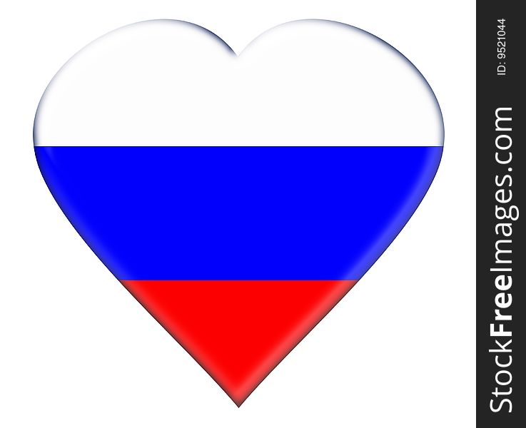 Icon Of Russia Flag