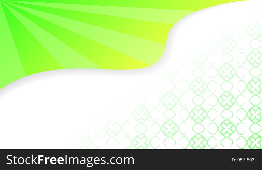 Vector background for business or invitation card, green color. Vector background for business or invitation card, green color