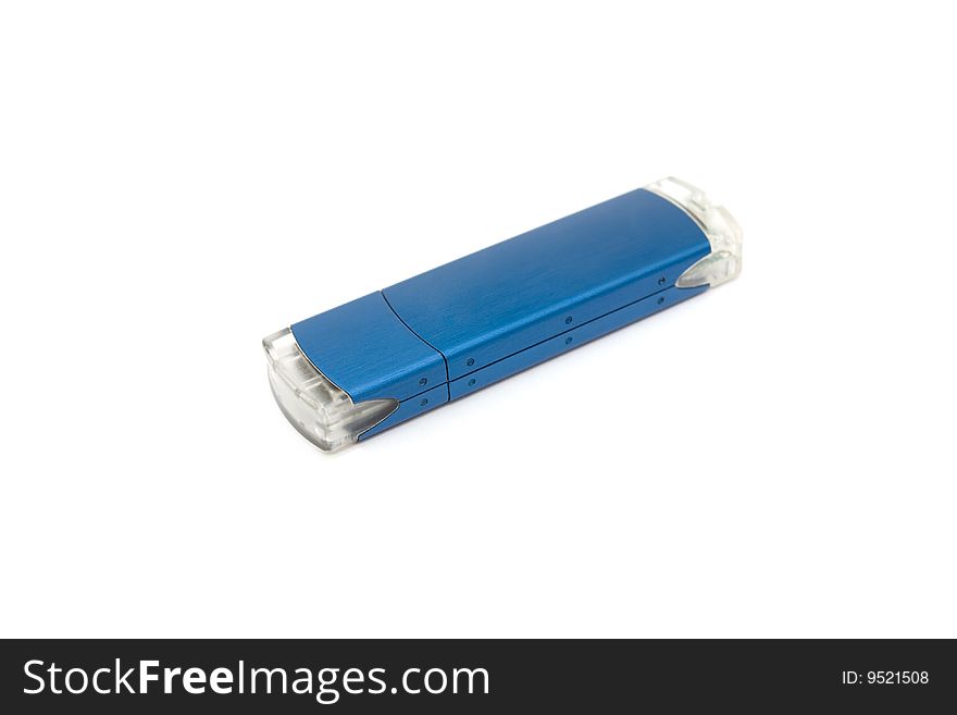 Blue USB stick storage device
