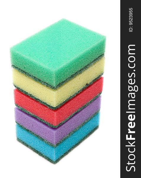 Colour sponges, tower