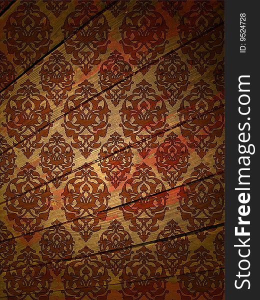 Traditional ottoman turkish seamless tile design. Traditional ottoman turkish seamless tile design