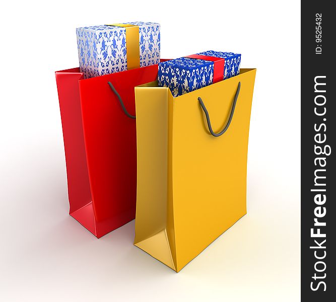 3d image of Shopping concept. 3d image of Shopping concept