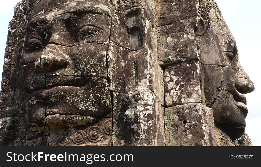 Bayon Temple, Angkor, Cambodia, Face of King Jayavarman VII