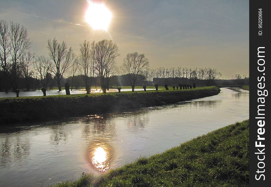 Water, Sky, Cloud, Plant, Water resources, Light