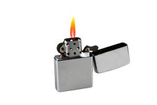 Flaming Lighter Royalty Free Stock Image