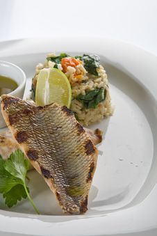 Grilled Fish Royalty Free Stock Photos Grilled Fish Royalty Free Stock Photos