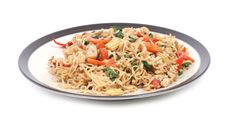 Noodle Macro With Vegetables Stock Images Noodle Macro With Vegetables Stock Images