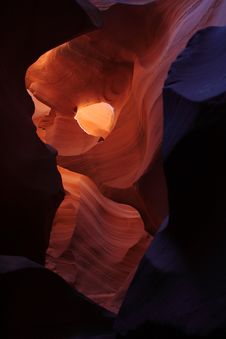 Antelope Canyon Hole In Canyon Royalty Free Stock Images Antelope Canyon Hole In Canyon Royalty Free Stock Images