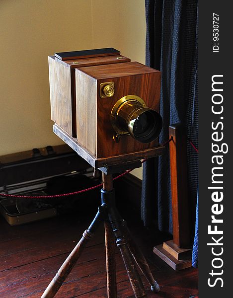 A 19th Centuray antique camera