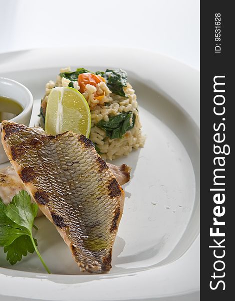 Grilled fish