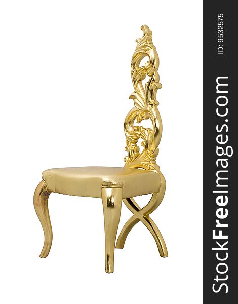 A fashion bling chair with on backgroud. A fashion bling chair with on backgroud.