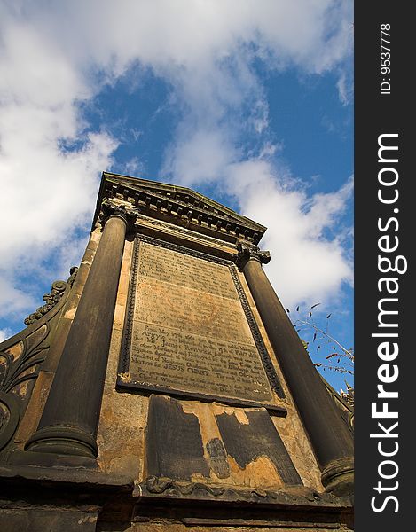 Covenanter Martyrs Memorial. Greyfriars Kirkyard,