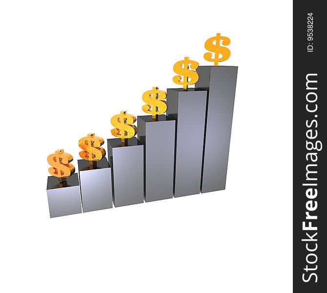 Six sections financial business diagram with accrual. Six sections financial business diagram with accrual