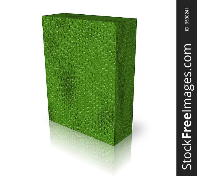 Blank Green Snake Fur Box Template