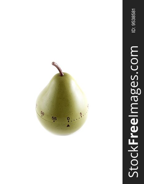 Fitness pear isolated on a white background