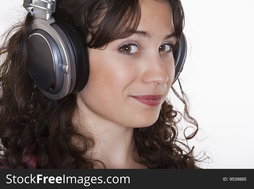 Girl Listening To Music