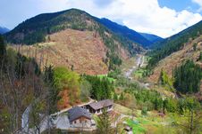 High-mountainous Valley In The Spring. Stock Image High-mountainous Valley In The Spring. Stock Image