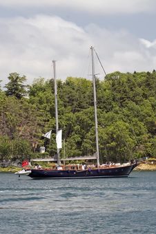 Luxurious Yacht Royalty Free Stock Image Luxurious Yacht Royalty Free Stock Image