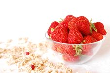 Strawberries And Muesli Stock Image Strawberries And Muesli Stock Image